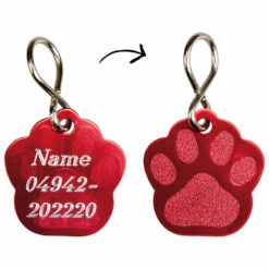 Gravuranhänger Pfote -Günstiges Schecker Geschäft 051011 2