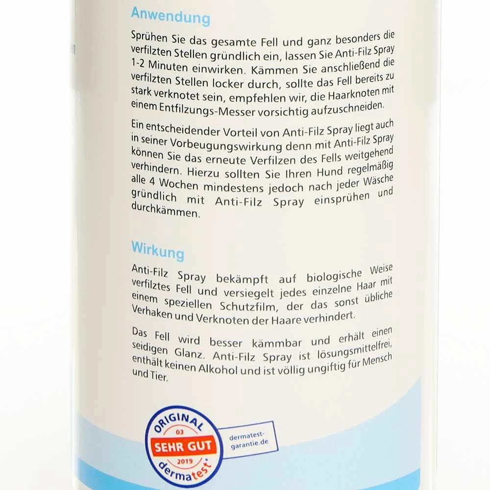 Anti-Filz Kämmhilfe 2 Anti-Filz Kämmhilfe – Bild 2