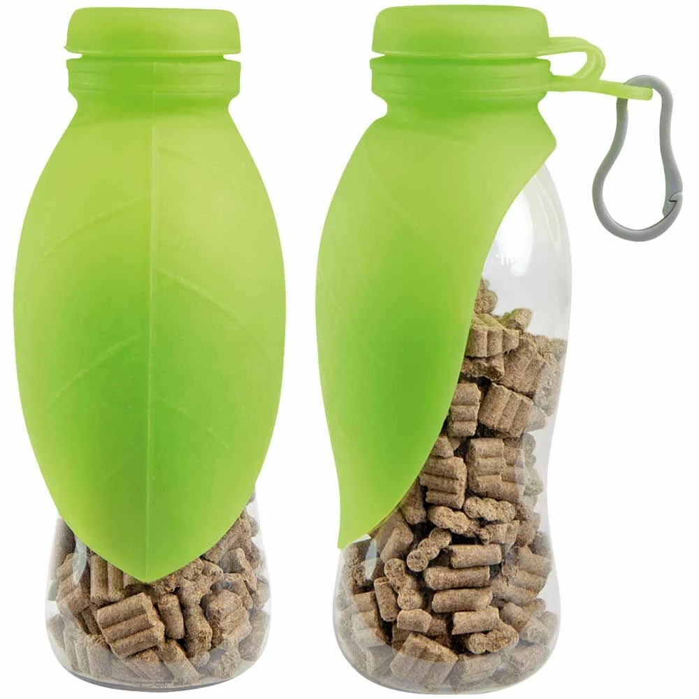 Hunde-Futterflasche Mit Silikon-Napfblatt 2 Hunde-Futterflasche Mit Silikon-Napfblatt – Bild 2