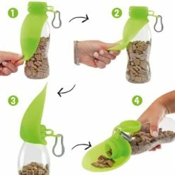 Hunde-Futterflasche Mit Silikon-Napfblatt 7 Hunde-Futterflasche Mit Silikon-Napfblatt -Günstiges Schecker Geschäft 072230 3