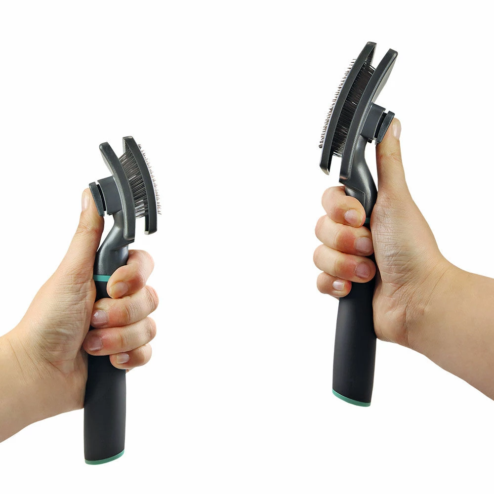 Zolux ANAH Hunde-Automatik-Zupfbürste 2 Zolux ANAH Hunde-Automatik-Zupfbürste – Bild 2