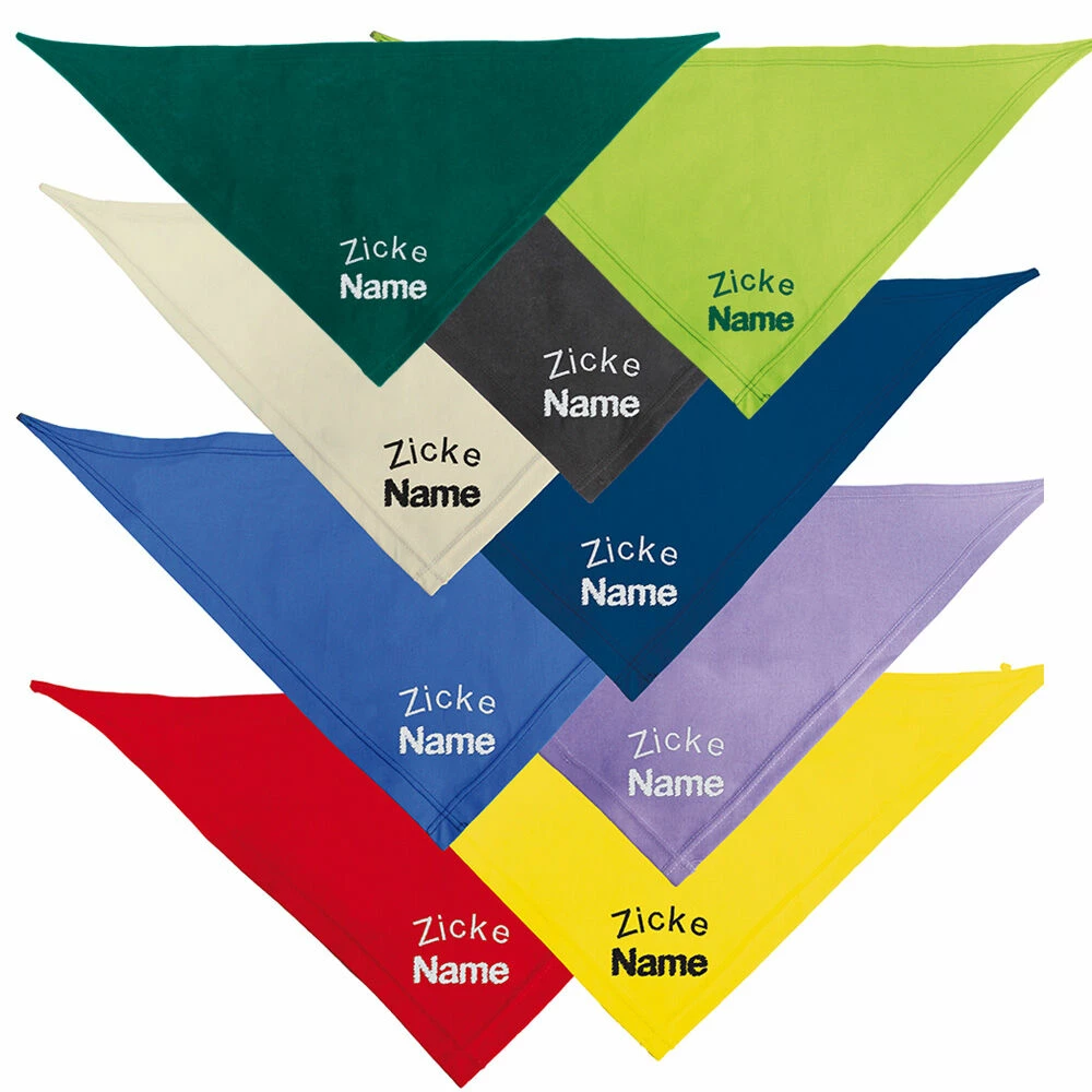 Besticktes Halstuch Zicke + Name 2 Besticktes Halstuch Zicke + Name – Bild 2