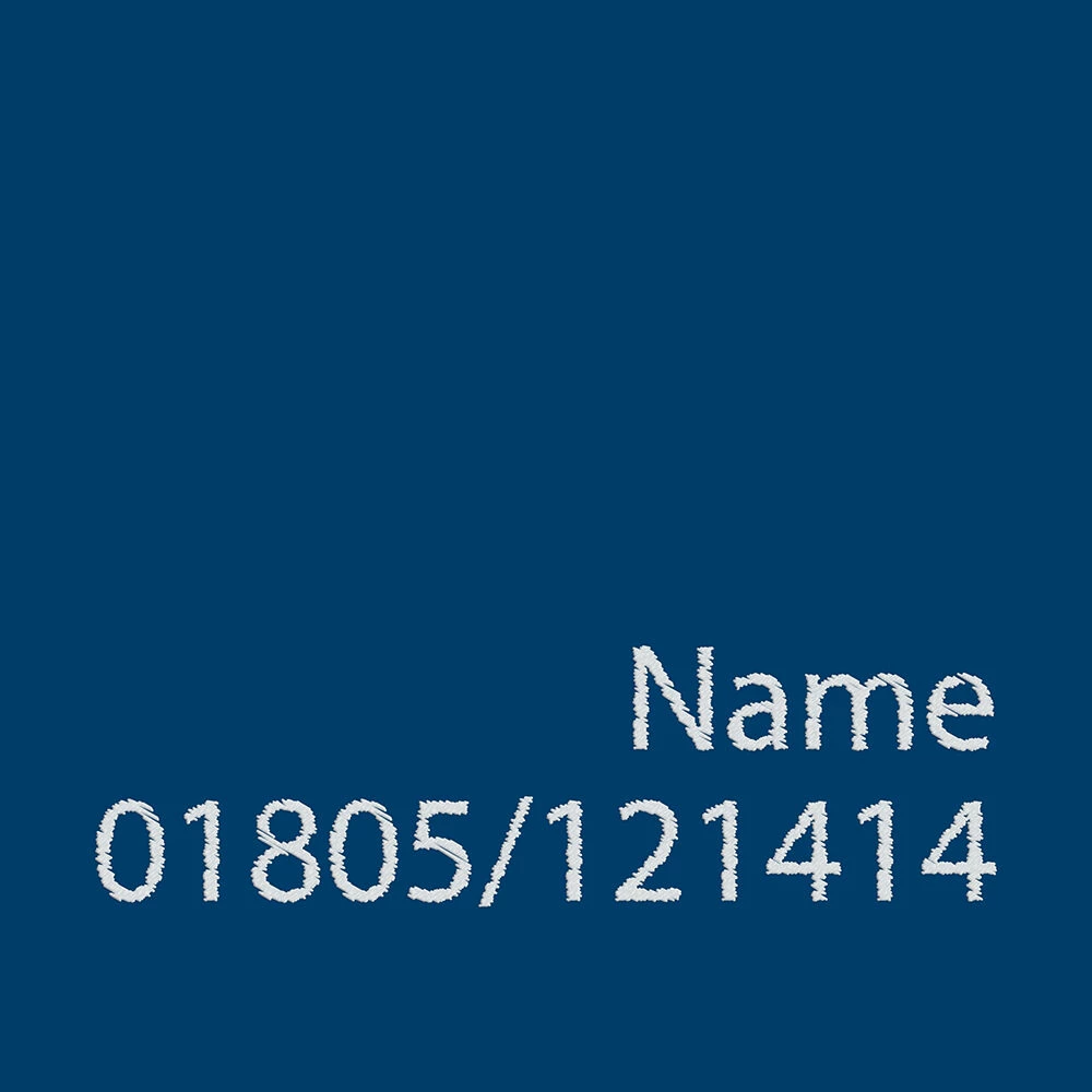 Besticktes Halstuch Tel. Nr. + Name 3 Besticktes Halstuch Tel. Nr. + Name – Bild 3