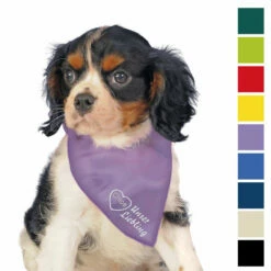 Besticktes Halstuch, Unser Liebling Mit Herz + Name