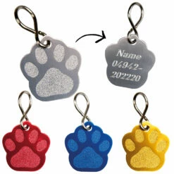 Gravuranhänger Pfote