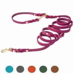 Molly & Stitch Butter 3x Verstellbare Leder Hundeleine