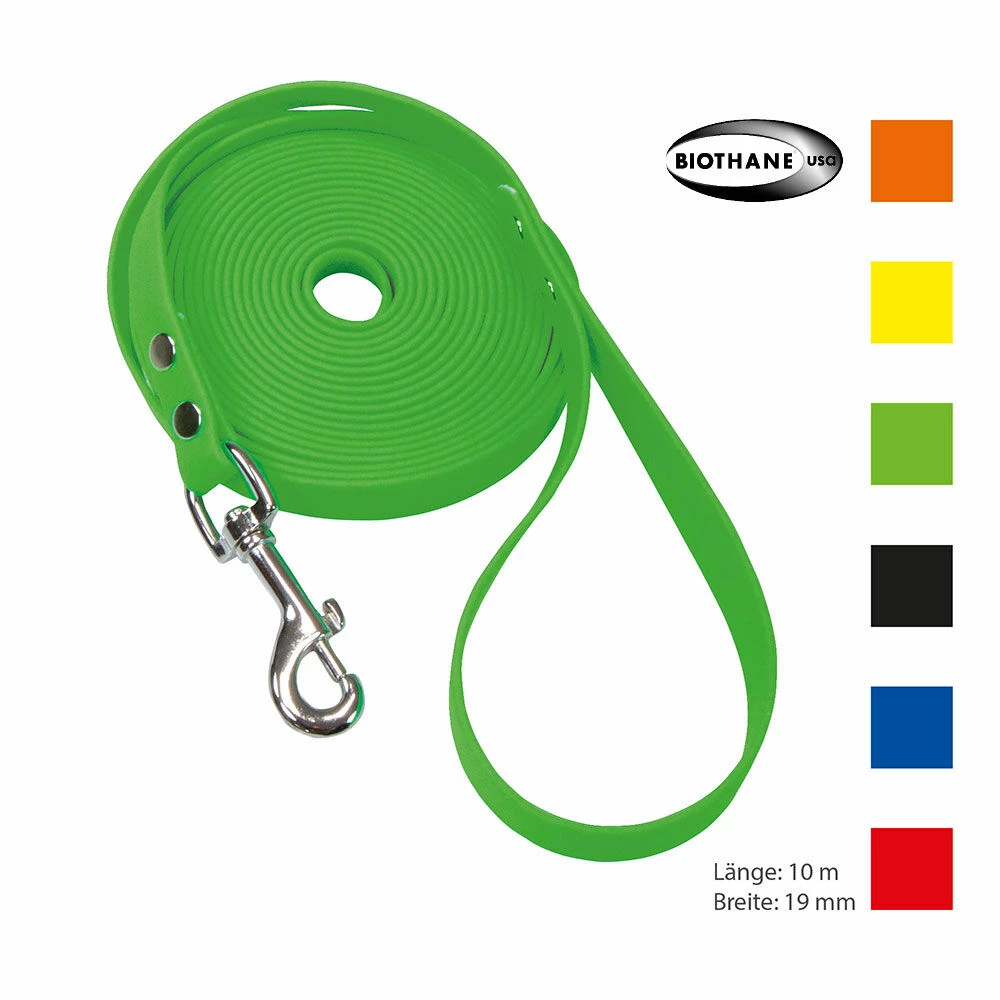 Schecker Biothane® Schleppleine Mit Handschlaufe, 10 M / 19 Mm 1 Schecker Biothane® Schleppleine Mit Handschlaufe, 10 M / 19 Mm
