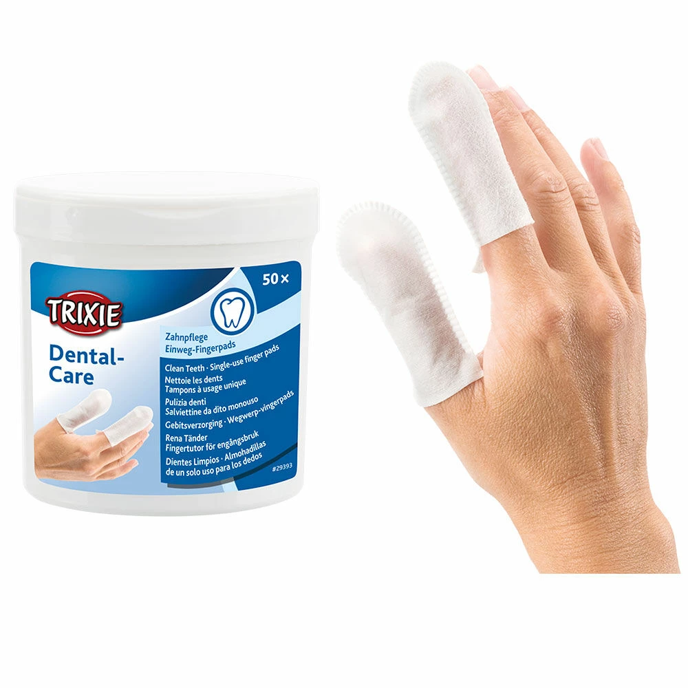 Trixie Zahnpflege-Fingerlinge Für Hunde 1 Trixie Zahnpflege-Fingerlinge Für Hunde